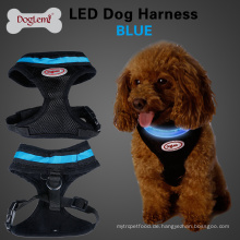 Soft Hot Dog Harness Verkauf blinkende LED-LED-Harness